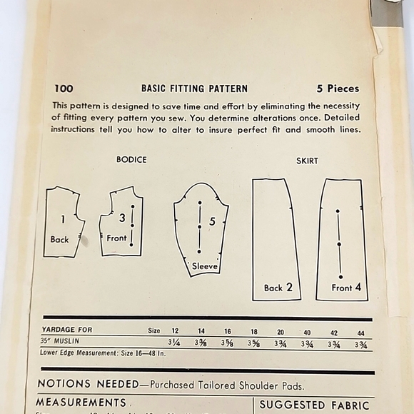 Vintage Butterick Dress Pattern - Picture 5 of 5